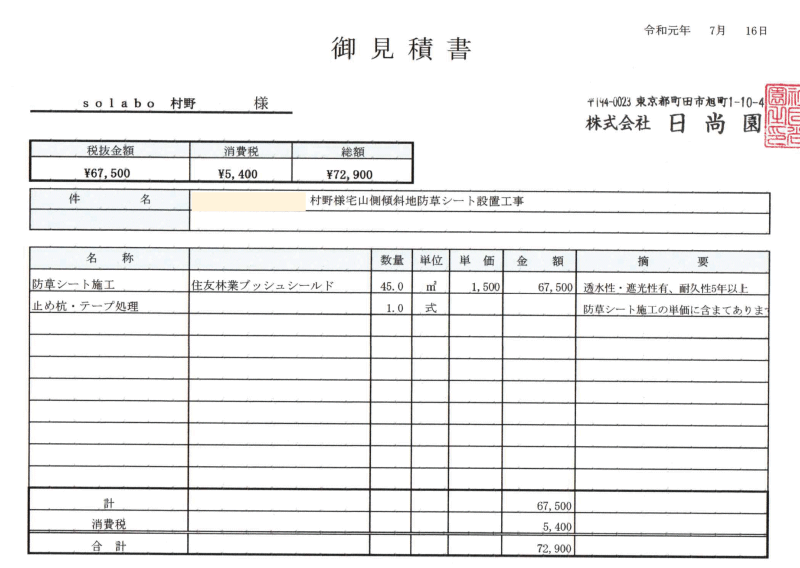 むらのってぃハウスのお庭の造園 手入れを日尚園さんに依頼してみました その1 Solabo Magazine 株式会社solabo